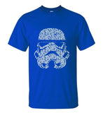 Summer Fashion Star Wars Yoda/Darth Vader Streetwear T-Shirt Men's Casual T Shirts Masks Words Hip Hop Tops Tee