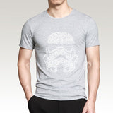 Summer Fashion Star Wars Yoda/Darth Vader Streetwear T-Shirt Men's Casual T Shirts Masks Words Hip Hop Tops Tee