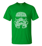 Summer Fashion Star Wars Yoda/Darth Vader Streetwear T-Shirt Men's Casual T Shirts Masks Words Hip Hop Tops Tee