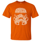 Summer Fashion Star Wars Yoda/Darth Vader Streetwear T-Shirt Men's Casual T Shirts Masks Words Hip Hop Tops Tee