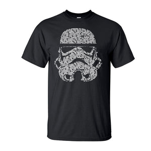 Summer Fashion Star Wars Yoda/Darth Vader Streetwear T-Shirt Men's Casual T Shirts Masks Words Hip Hop Tops Tee